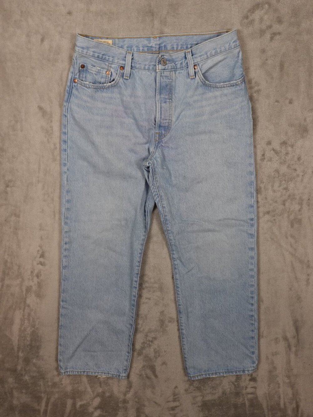 Levi's 501 Jeans Women's 29 Light Wash Straight Leg Premium Denim FAIR